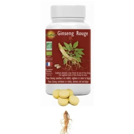 Panax Ginseng Extractum rojo 60 cápsulas - Tono físico y sexual Naturaleza Salud