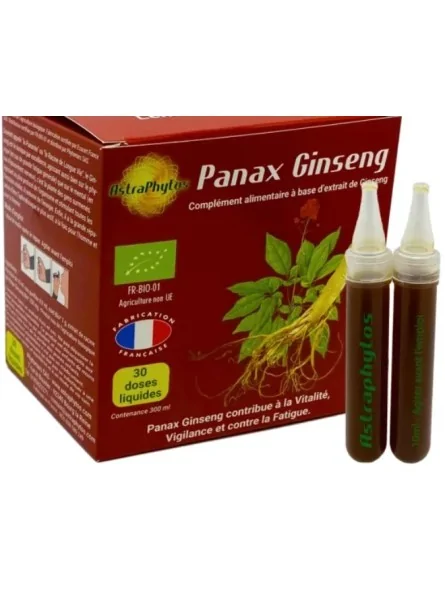 Panax Ginseng Astraphytos orgánico (anteriormente PhytoAura)