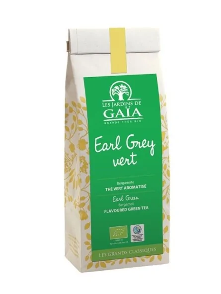 Earl grey Thé vert bio Jardins de Gaïa