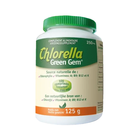 Chlorella Grenn Gem Nutriphys 500 tabletas
