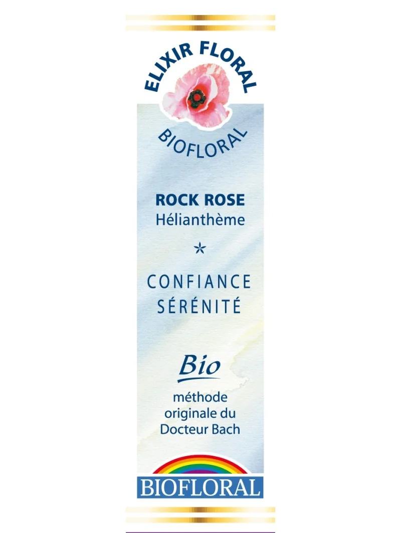 BIOFLORAL - ROCK ROSE FLEUR DE BACH BIO BIOFLORAL