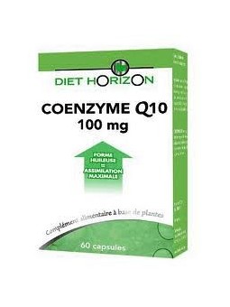 Coenzyme Q10 100mg 60 caps - Antioxydant Diet Horizon