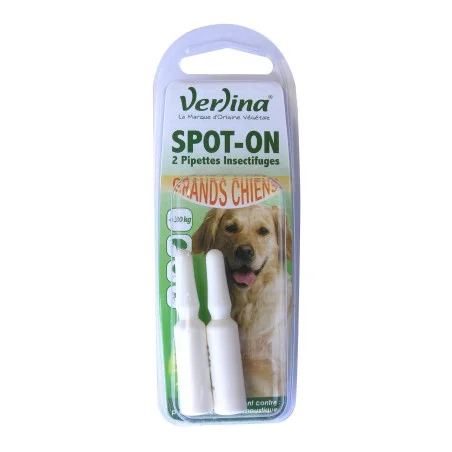 Spot-On (2 pipettes insectifuges) Grands Chiens - Verlina