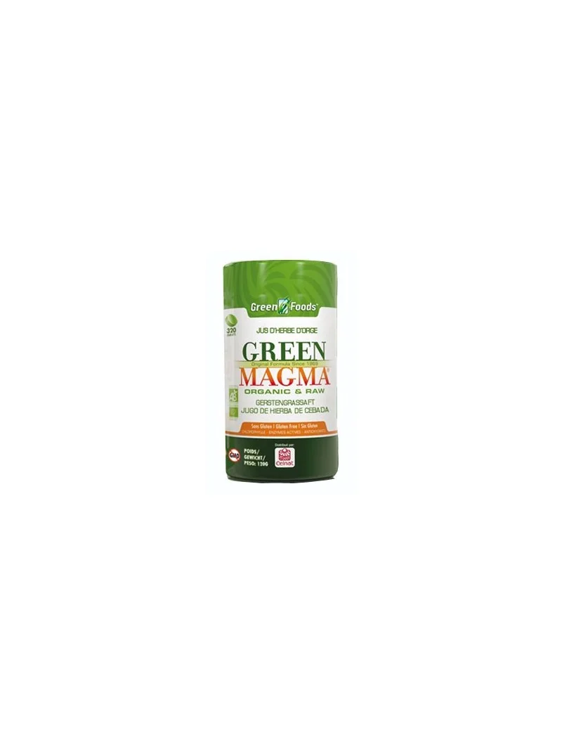 Green Magma Jus d'herbe d'orge bio en comprimés - Celnat