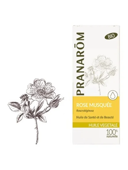 Rose musquée du Chili bio Huile végétale Pranarom