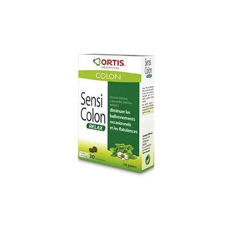 Sensi Colon RELAX 30cps - Confort digestif Ortis