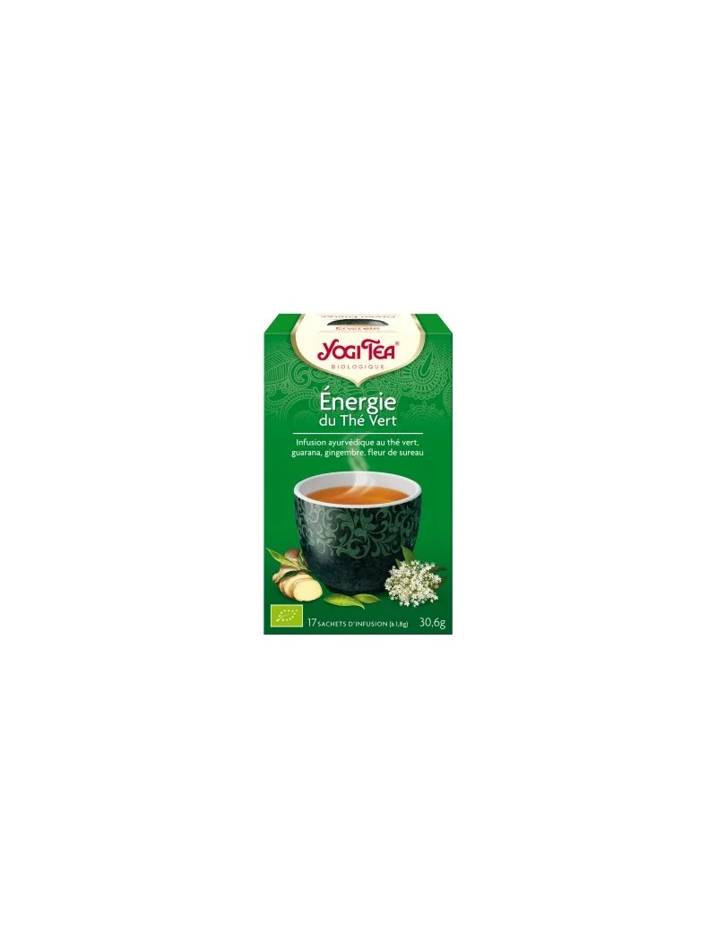 Energie du thé vert bio Tisane ayurvédique Yogi Tea