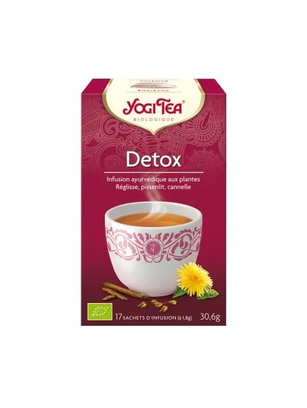 Infusión ayurvédica detox ecológica Yogi Tea