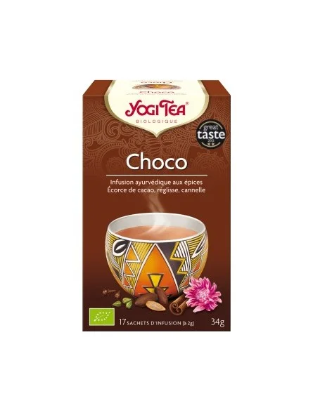 Choco bio Infusion ayurvédique 17infusettes - Yogi Tea