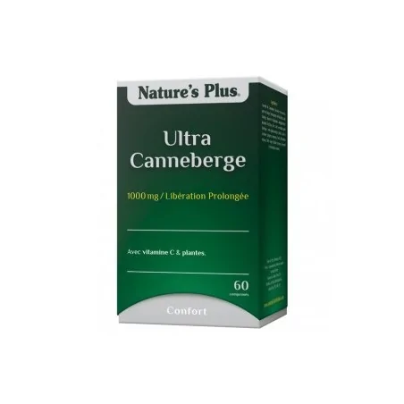 Ultra Canneberge 1000 Libération prolongée 60cps - Confort urinaire Natue's Plus