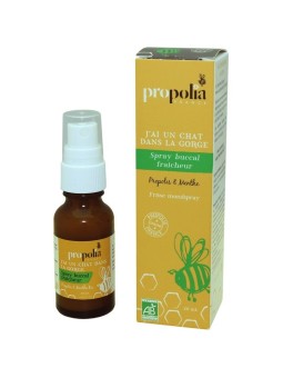 Spray buccal fraîcheur bio Propolis Menthe - Voies respiratoires Propolia