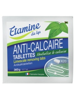 Tablettes anti-calcaire bio Etamine du Lys