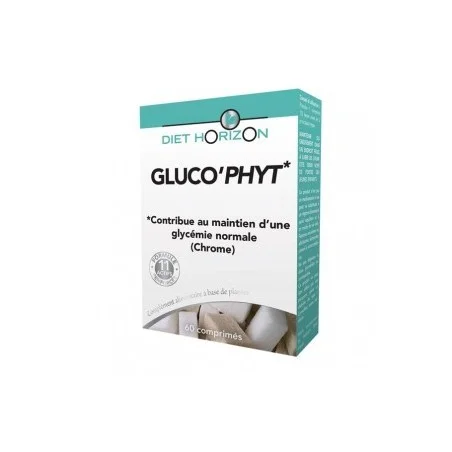 Gluco phyt 60cps - Glycémie normale Diet Horizon
