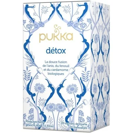 Té de Hierbas Orgánico Detox 20 bolsitas de té - Pukka