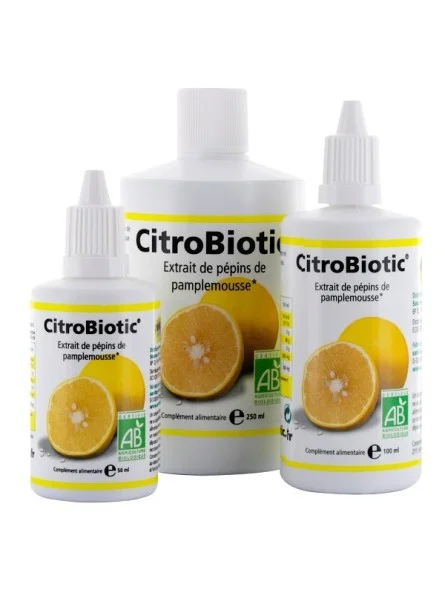 Gotas de extracto de semilla de pomelo bio - Citrobiotic