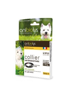 Collier antiparasitaire Petit et moyen chien - Anibiolys