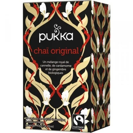 Original Chai Organic Ayurvedic Tisane Pukka