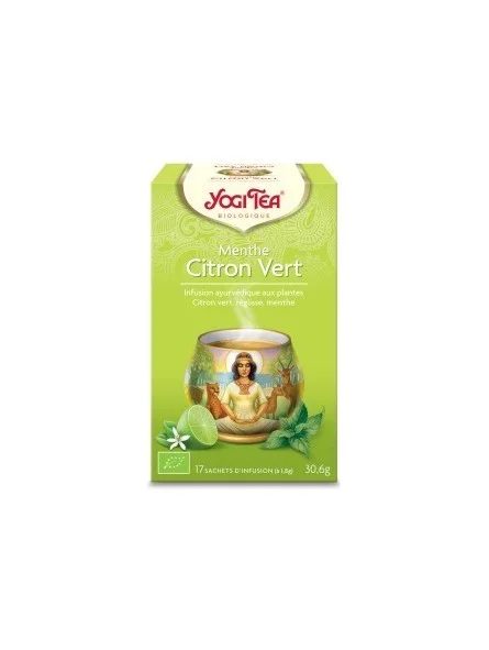 Menthe Citron vert bio Infusion ayurvédique Yogi Tea