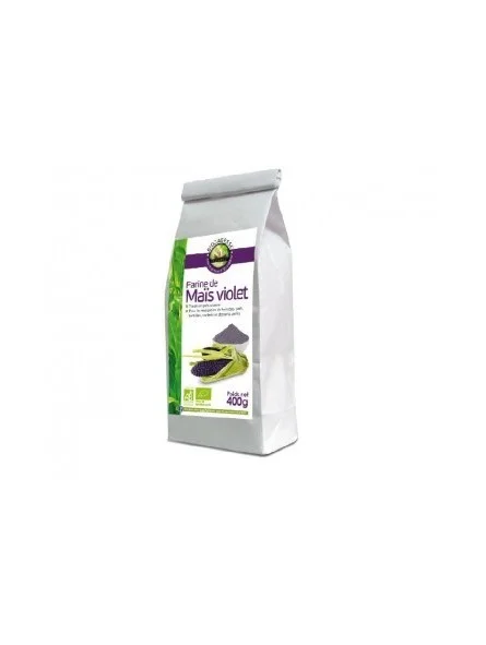 Harina de maíz púrpura orgánica 400g - Ecoidées