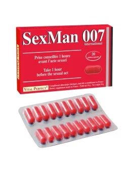 SexMan 007 Libido performance Hombre 4 gelules Vital perfecto