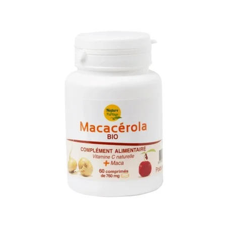 Macacérola bio, acérola et maca vitamine C 60 gel Nature & Partage