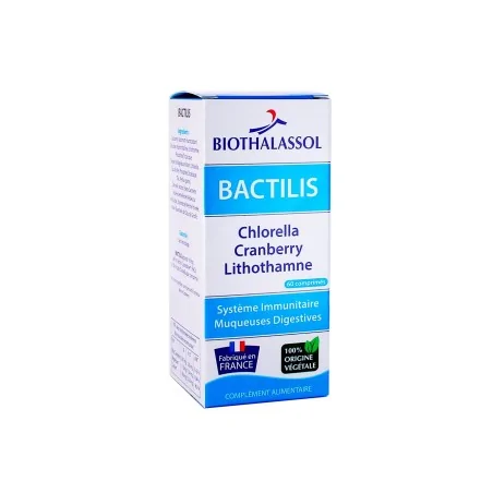 Bactilis Propolis & Cranberry 120caps - Confort digestif et urinaire Biothalassol