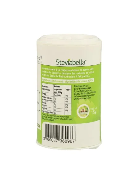 Extrait de Stevia liquide – Fleur Sauvage – Aliments Naturels