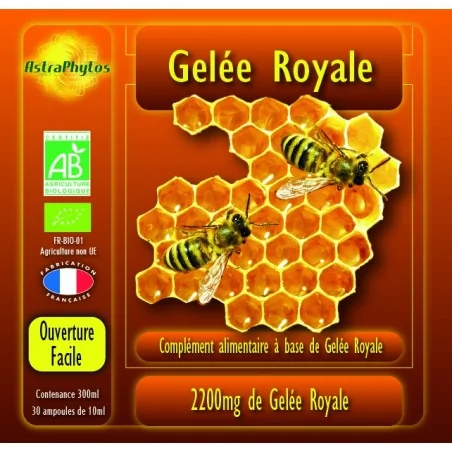 LIFE RISING - GELEE ROYALE AB - 30 ampoules de 10 ml LIFE RISING