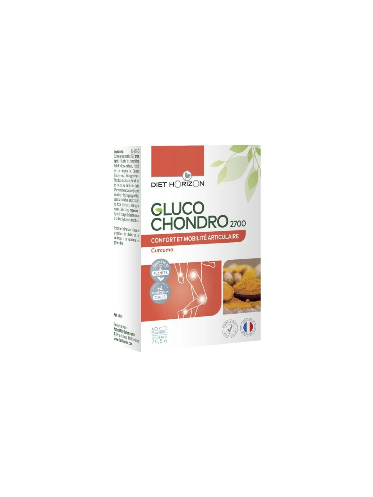 Gluco Chondro 2700 60cps - Confort articulaire Diet horizon
