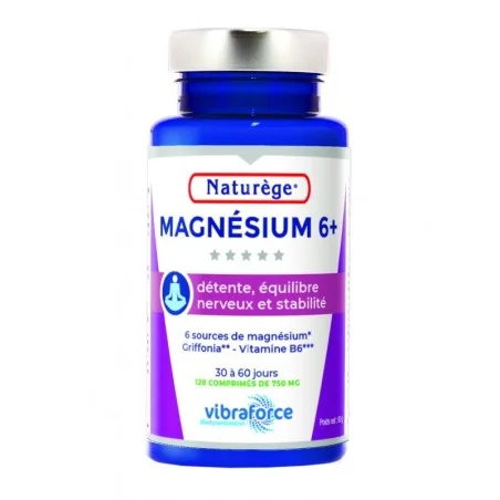 Magnésium 6+ 120 comprimés Naturège