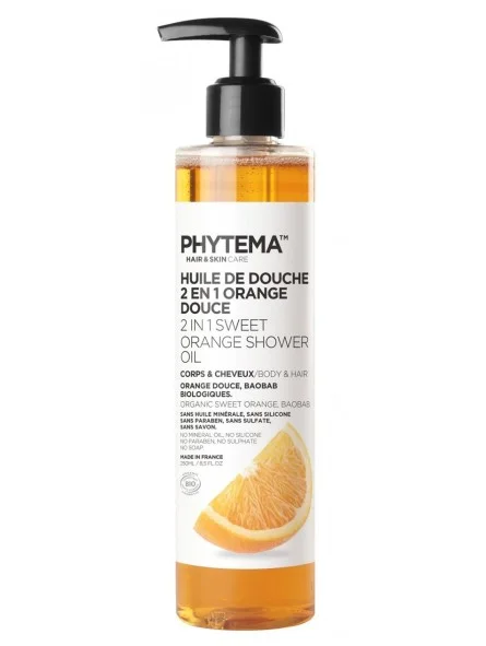 Aceite de ducha de cuerpo y cabello - Phytema