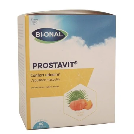 Prostavit - confort urinario hombre Bional 80 tabletas